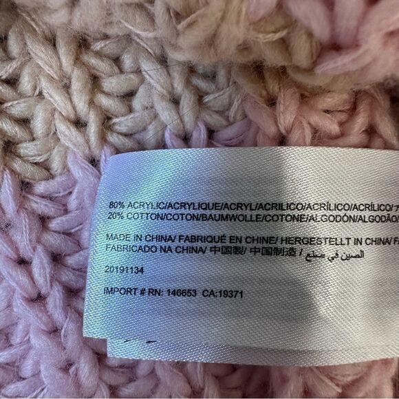 Finders Keepers Mariposa Striped Chunky Knit Crewneck Pullover Sweater Size XS - Picture 11 of 16